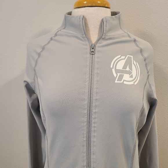 Marvel Disney Parks Avengers Campus Gray Track Jacket - Picture 2 of 7